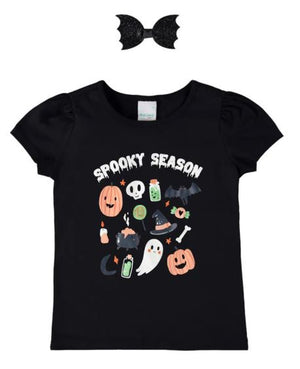 CAMISETA HALLOWEEN COM PRESILHA